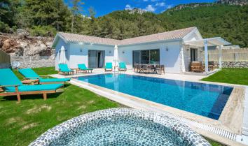 Faralya Villas 1, Ölüdeniz Faralya'da deniz manzaralı kiralık villa