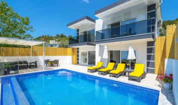 Villa Domino, Balayına uygun Jakuzili Muhafazakar Kiralık Villa 