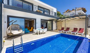 Villa Sılam - Kördere, Kalkan Deniz Manzaralı Kiralık Villa