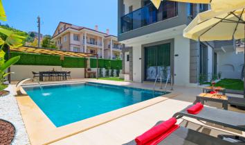 Villa Akar Ada | Fethiye Taşyaka Özel Havuzlu 3 Yatak Odalı Kiralık Villa