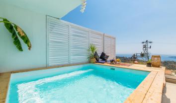 Daire Suite Palazzo Kalkan da deniz manzaralı kiralık balayı suite daire 