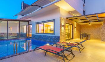 Kalkan Villa Yaz 4 | Isıtmalı Havuzlu Balayı Villası